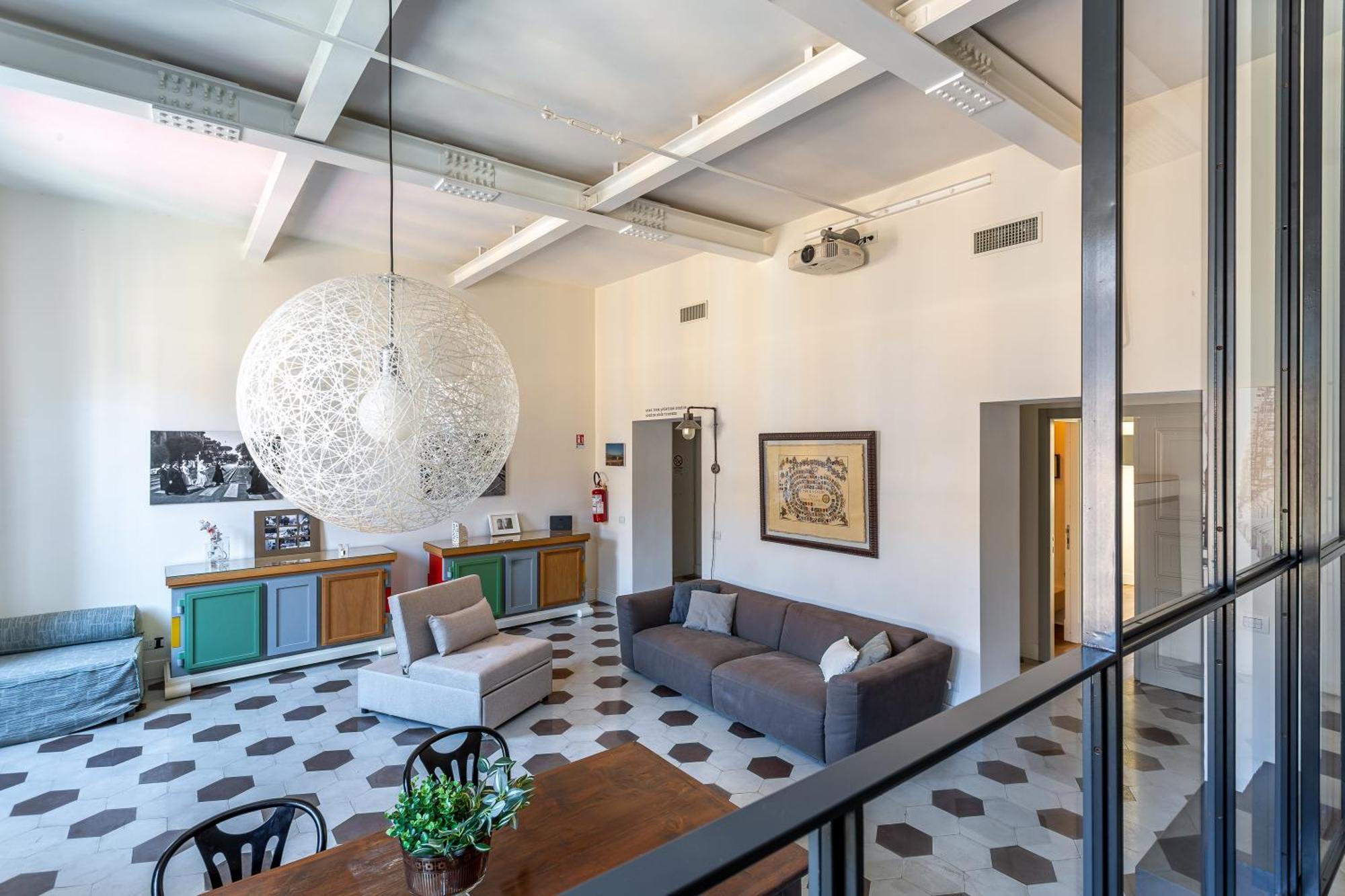 Iflat Contemporary Design Living In Appartamento Roma